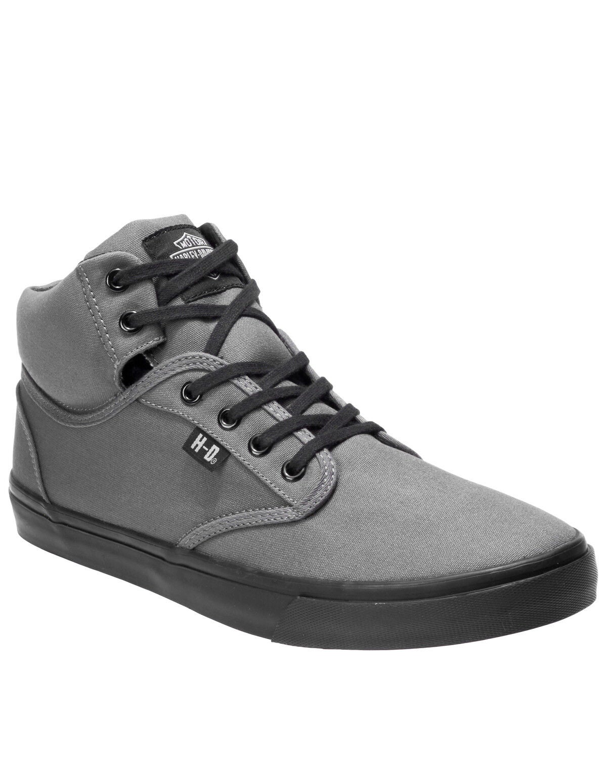 Harley Davidson Men's Wrenford Moto Shoes, Grey, hi-res