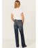 Image #3 - Ariat Girls' Everlee Bootcut Jeans, Medium Wash, hi-res