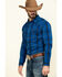 Image #3 - Cody James Men's Skedaddle Plaid Long Sleeve Western Shirt , , hi-res