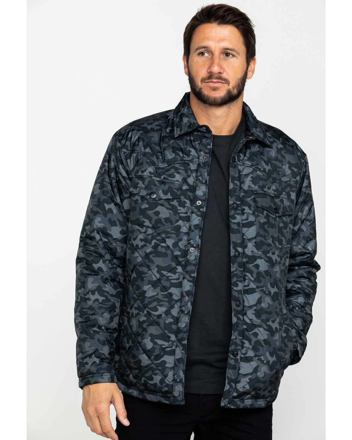 Image #5 - Moonshine Spirit Men's Camo Trooper Ripstop Quilted Shirt Jacket , , hi-res