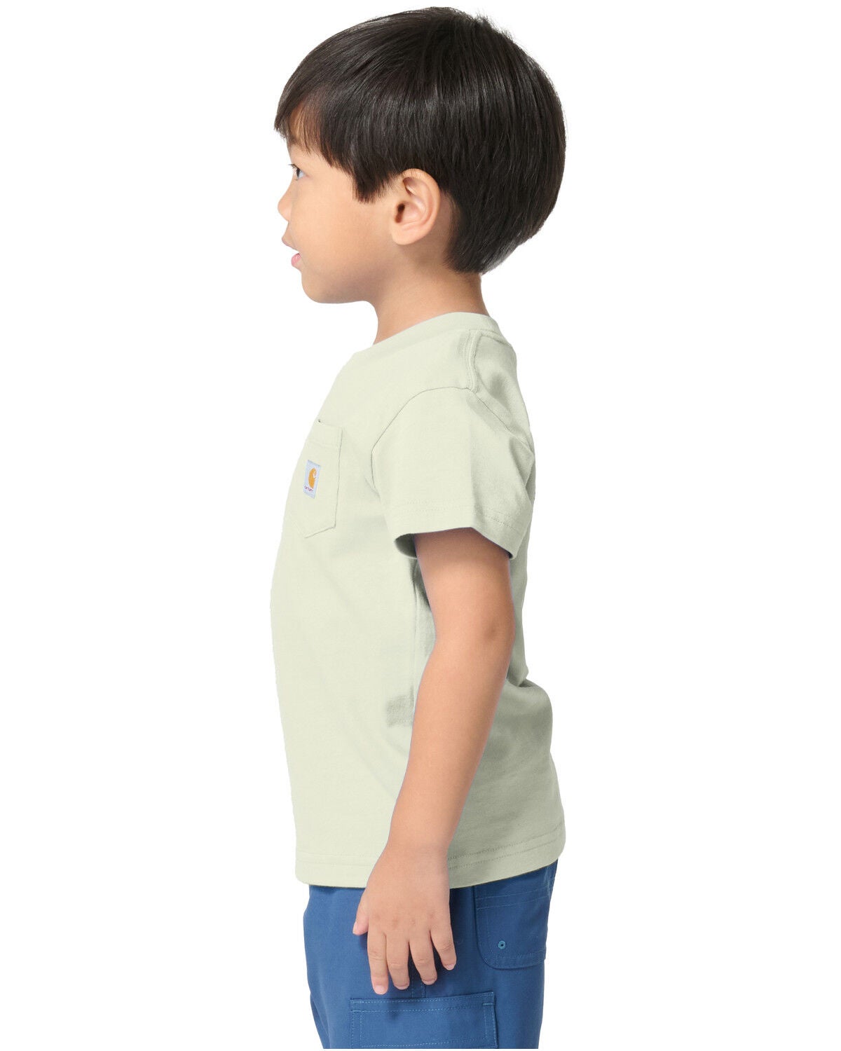 Image #3 - Carhartt Toddler Boys' Logo Pocket Short Sleeve T-Shirt, Light Green, hi-res