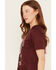 Shyanne Women's Moonlight and Magic Graphic Tee, Maroon, hi-res