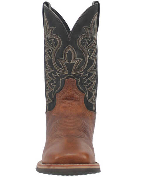 Image #4 - Dan Post Men's Boldon Western Performance Boots - Broad Square Toe, Brown, hi-res
