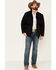 Cripple Creek Men's Black Nylon CC Barn Coat , Black, hi-res