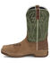 Image #3 - Justin Men's 11" Nitread Waterproof Work Boots  - Nano Composite Toe, Brown, hi-res