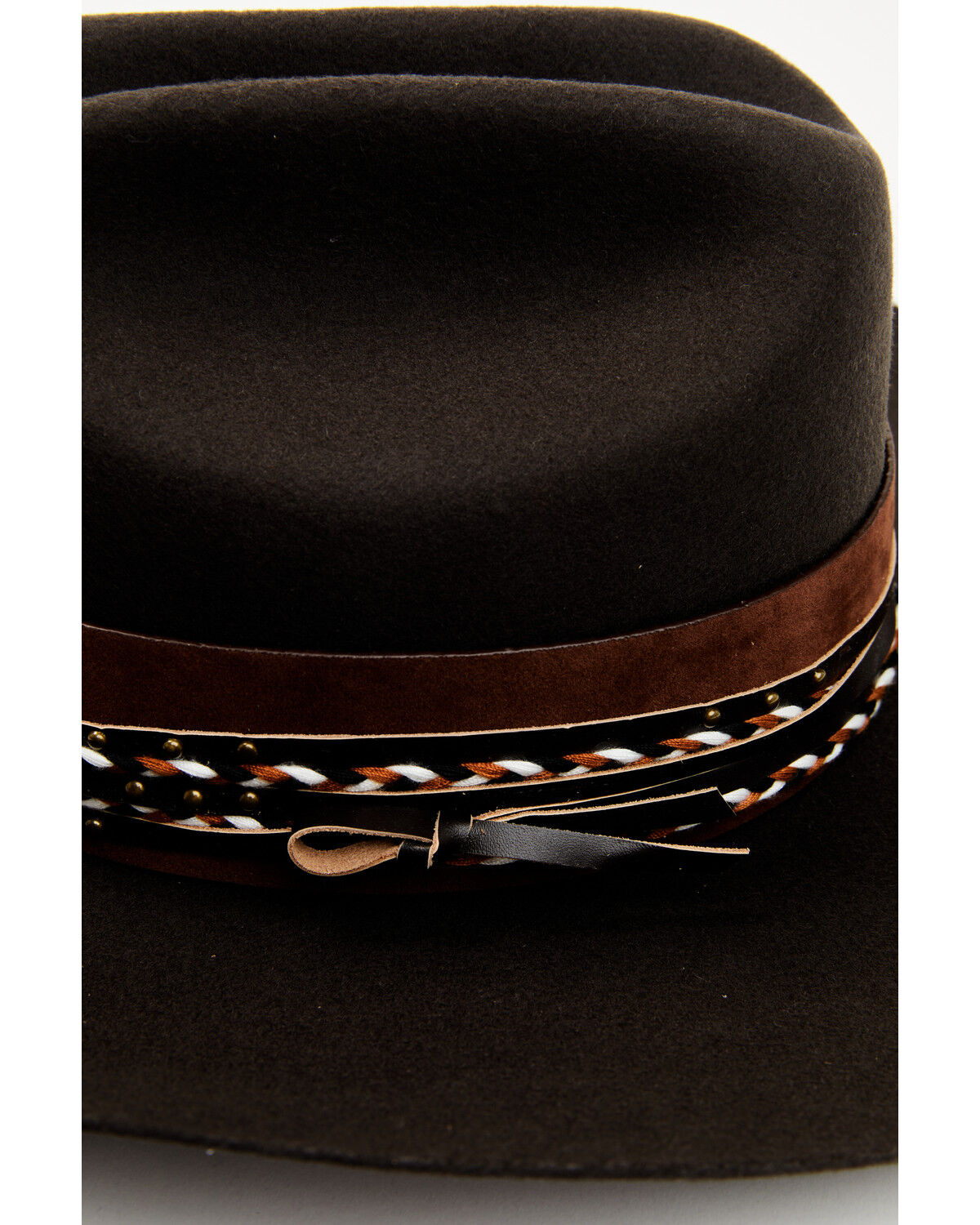 Image #2 - Shyanne Women's Jacquard Band Cowboy Hat, Brown, hi-res