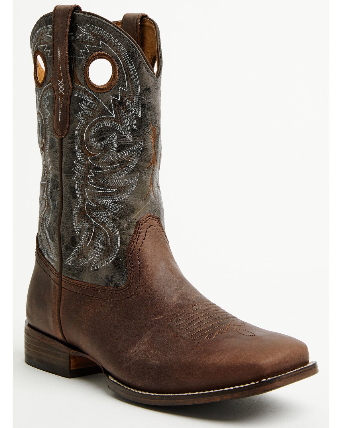 Cody James Men's The Chase Western Boots - Broad Square Toe, Brown, hi-res