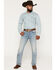 Image #1 - Cody James Men's Bunker Wash Jackson Slim Straight Stretch Denim Jeans, Light Wash, hi-res