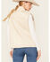 Image #5 - Cripple Creek Women's Shearling Faux Suede Vest, Cream, hi-res