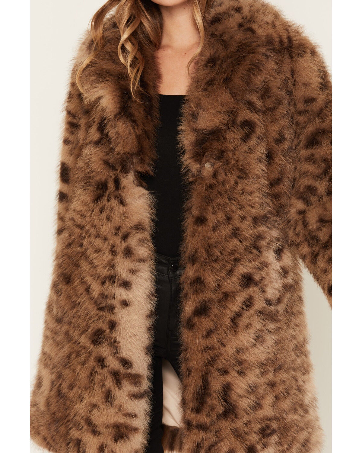 Image #3 - Shyanne Women's Leopard Print Faux Fur Coat, Cheetah, hi-res