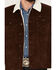 Image #3 - Wrangler Men's Sherpa Lined Button Down Corduroy Jacket, Chocolate, hi-res