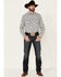 Image #2 - Moonshine Spirit Men's Ricochet Paisley Print Long Sleeve Snap Western Shirt, White, hi-res