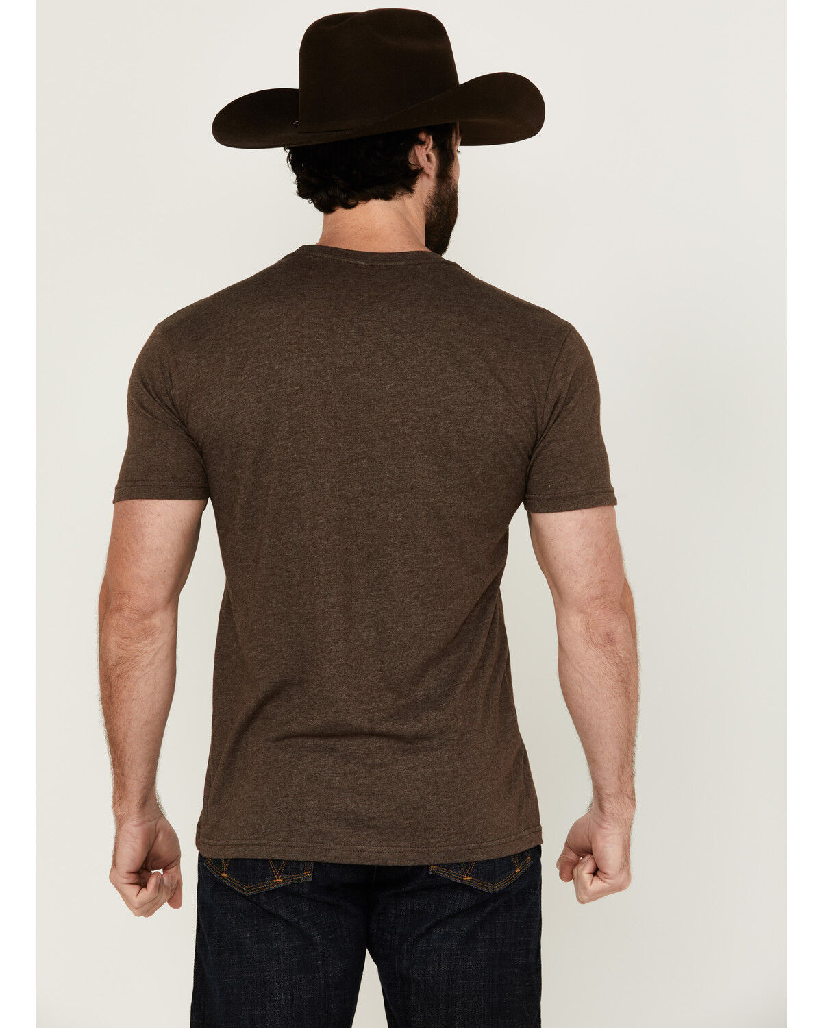 Image #4 - Kimes Ranch Men's Outlier Logo Short Sleeve Graphic T-Shirt, Brown, hi-res