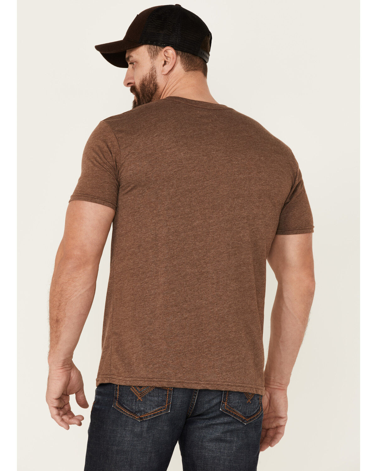 Image #4 - Moonshine Spirit Men's Heather Brown Jug Head Graphic Short Sleeve T-Shirt, , hi-res