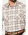 Image #3 - Rough Stock by Panhandle Men's Ombre Plaid Print Long Sleeve Snap Stretch Western Shirt, Brown, hi-res