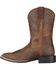 Ariat Men's Sport Western Performance Boots - Broad Square Toe, Brown, hi-res