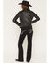 Image #1 - 7 For All Mankind Women's Salem High Rise Bootcut Stretch Denim Jeans, Black, hi-res