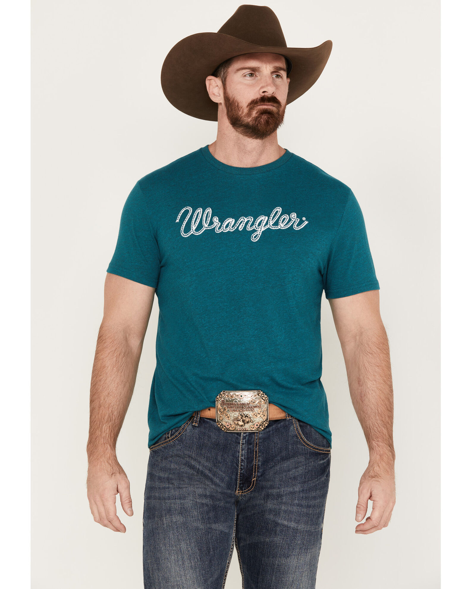 Wrangler Men's Rope Logo Short Sleeve Graphic T-Shirt | Sheplers