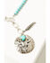 Image #4 - Shyanne Women's Americana Long Horn Pendant Jewelry Set - 2 Piece, Turquoise, hi-res