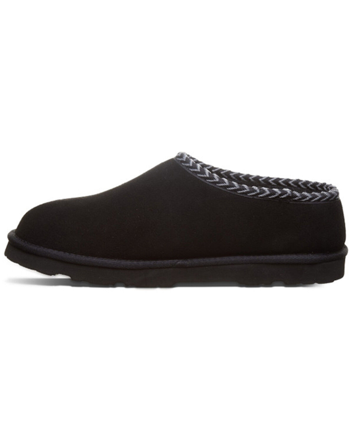 Image #3 - Bearpaw Men's Beau II Slippers, Black, hi-res