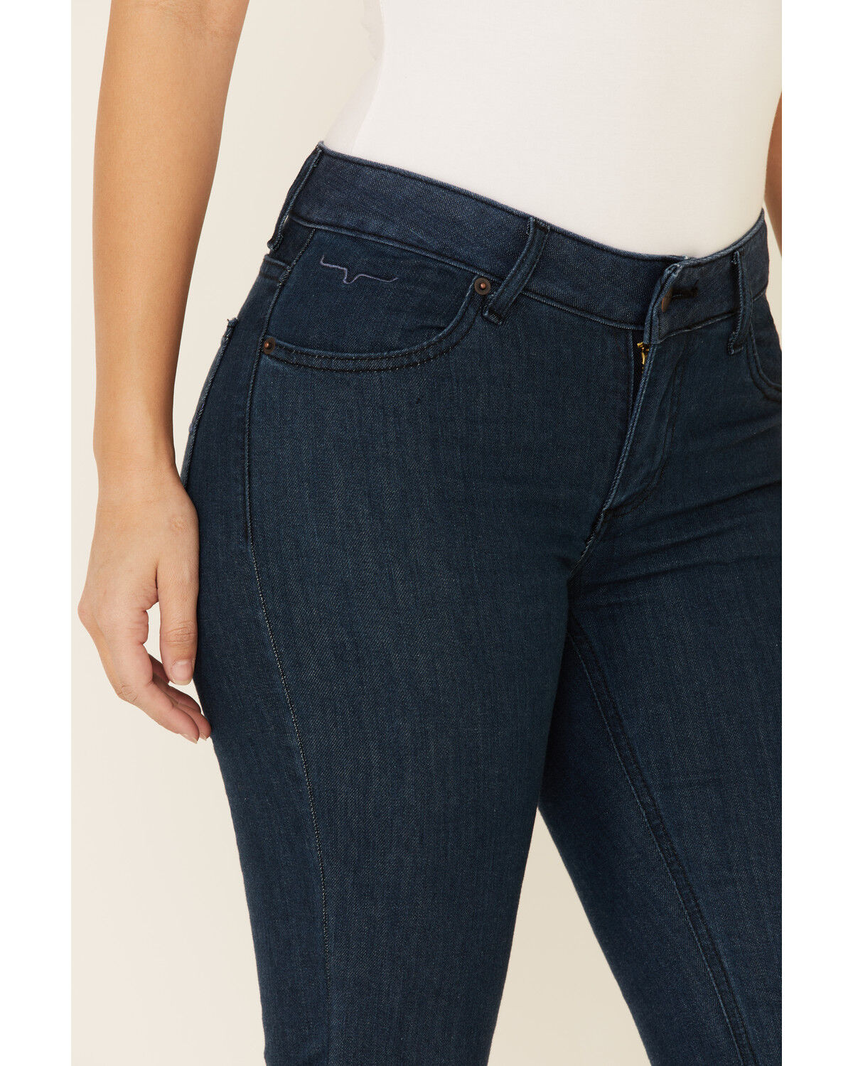 Image #5 - Kimes Ranch Women's Lola Trouser Stretch Denim Jeans, Indigo, hi-res