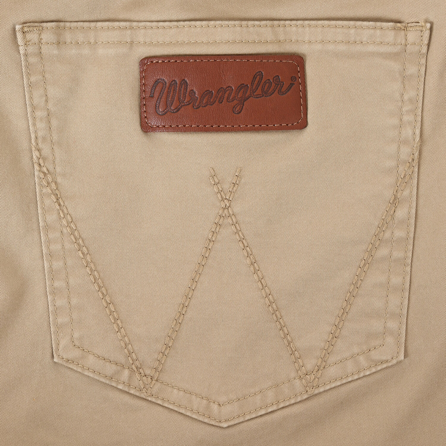 Image #6 - Wrangler Retro Men's Slim Stretch Straight Jeans, Light Brown, hi-res