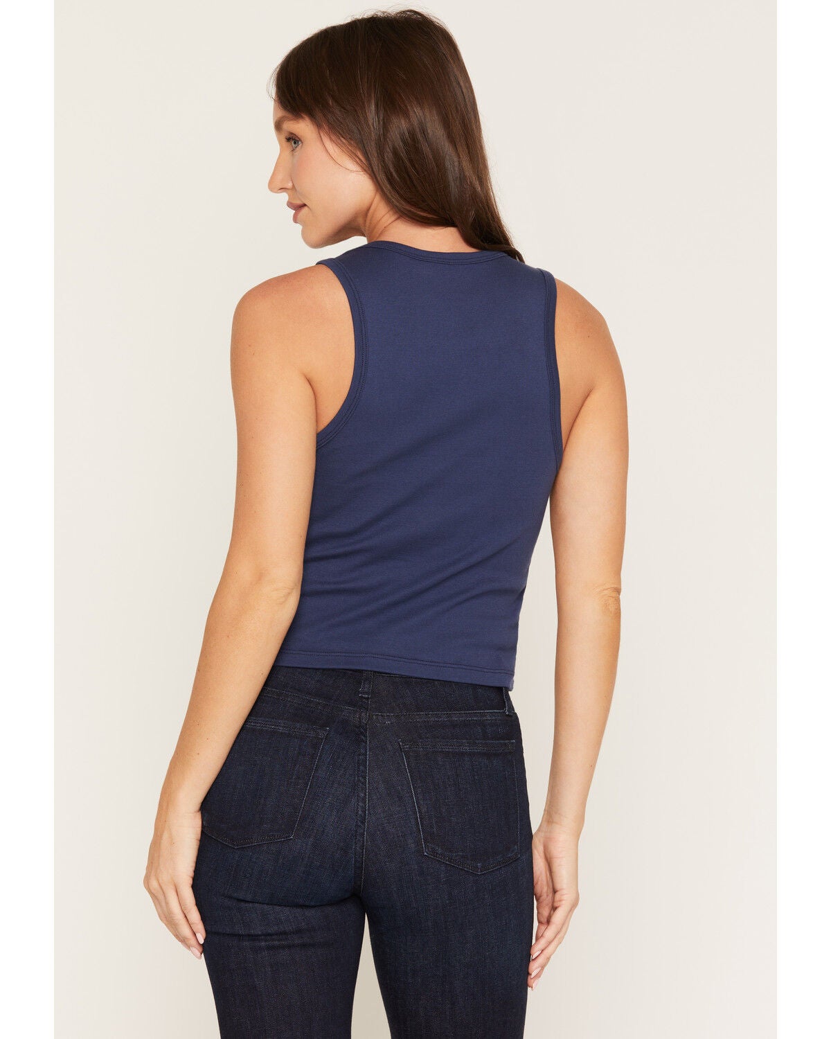 Image #4 - Bravado Women's HARDY Graphic Tank Top, Blue, hi-res