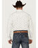 Image #4 - Gibson Trading Co Men's Conrad Floral Print Long Sleeve Pearl Snap Western Shirt, White, hi-res