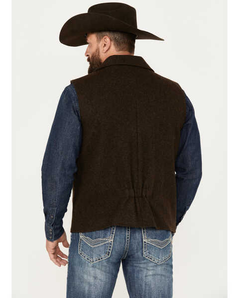 Image #4 - Powder River Outfitters Men's Wool Button-Down Vest, , hi-res