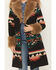 Image #3 - Panhandle Slim Women's Southwestern Border Print Coat, Black, hi-res