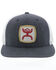 Image #2 - Hooey Men's Zenith Trucker Cap , Grey, hi-res