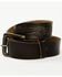 Brothers & Sons Men's Tooled Flying Eagle Belt, Brown, hi-res