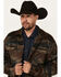 Image #2 - Ariat Men's Caldwell Desert Striped Print Long Sleeve Button-Down Shacket, Brown, hi-res