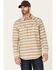 Image #1 - Cody James Men's FR Striped Long Sleeve Work Shirt, Tan, hi-res