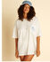 Image #1 - Billabong x Wrangler Women's Summer Tour Graphic Boyfriend Pocket Tee, Ivory, hi-res