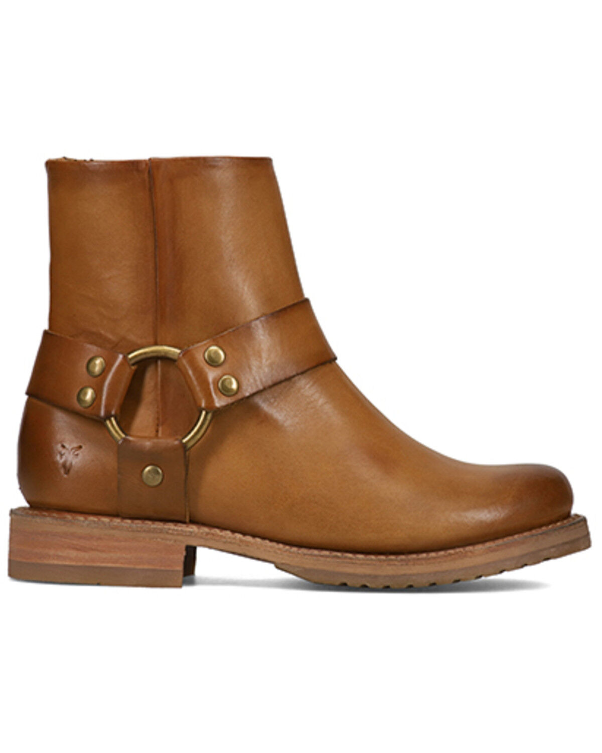 Image #2 - Frye Women's Veronica Flex Harness Boots - Round Toe, Caramel, hi-res