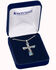 Image #3 - Montana Silversmiths Still Waters Turquoise Cross Necklace, Silver, hi-res