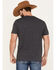 Image #4 - Wrangler Men's Yellowstone Dutton Ranch Wolf Short Sleeve Graphic T-Shirt, Black, hi-res