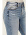 Shyanne Women's Catalina Light Medium Wash High Rise Stretch Flare Jeans , Light Wash, hi-res