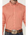RANK 45 Men's Calgary Geo Print Long Sleeve Button Down Western Shirt , Red, hi-res