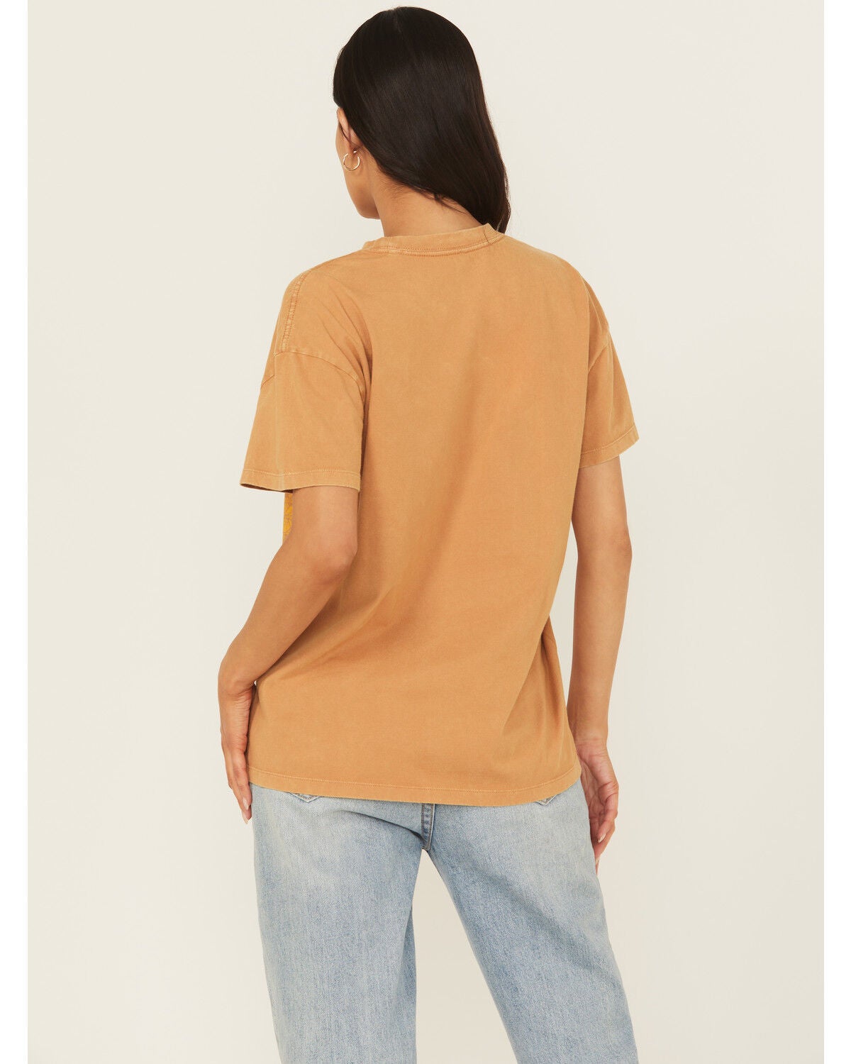 Image #4 - Cleo + Wolf Women's Emerson Eagle Short Sleeve Graphic Tee, Lt Brown, hi-res