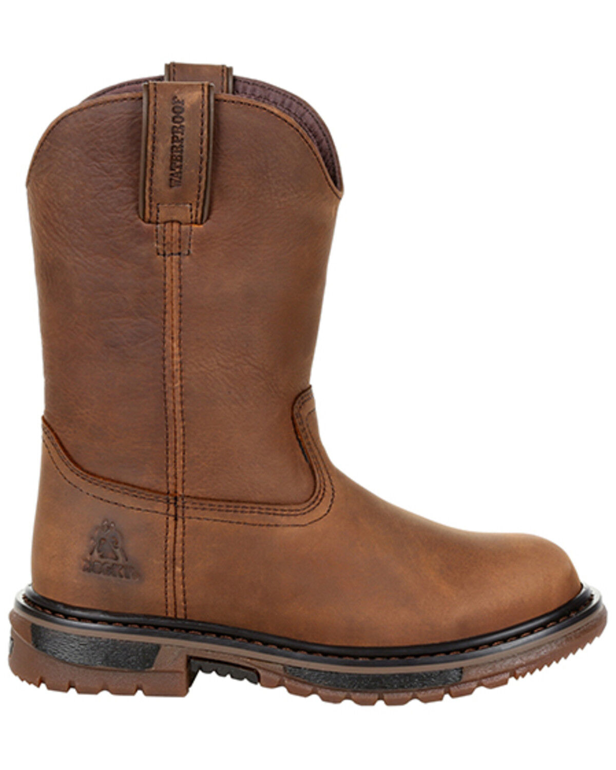 Image #2 - Rocky Little Boys' Original Ride FLX Waterproof Western Boots - Round Toe, , hi-res