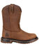 Image #2 - Rocky Little Boys' Original Ride FLX Waterproof Western Boots - Round Toe, , hi-res