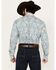 Image #4 - Stetson Men's Paisley Print Long Sleeve Pearl Snap Western Shirt, Blue, hi-res