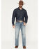 Image #1 - Ariat Men's M4 Shasta Light Wash Relaxed Bootcut Stretch Denim Jeans, Light Wash, hi-res