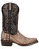 Image #2 - Dan Post Men's Exotic Python Western Boots - Square Toe, Chocolate, hi-res