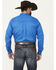 Image #4 - Cody James Men's Basic Twill Long Sleeve Button-Down Performance Western Shirt - Big, Royal Blue, hi-res