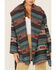 Image #4 - Cripple Creek Women's Turquoise Navajo Tie-Front Blanket Hooded Wrap Jacket , , hi-res
