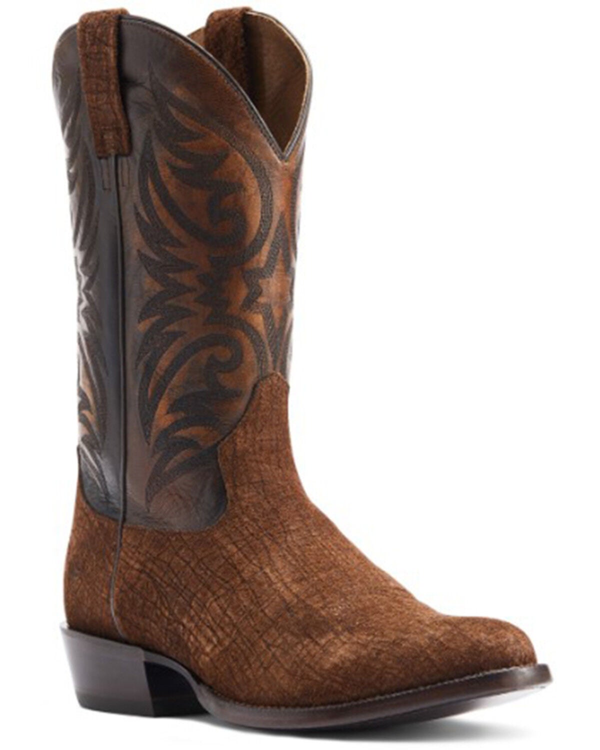 Ariat Men's Bankroll Western Boots - Round Toe, Brown, hi-res