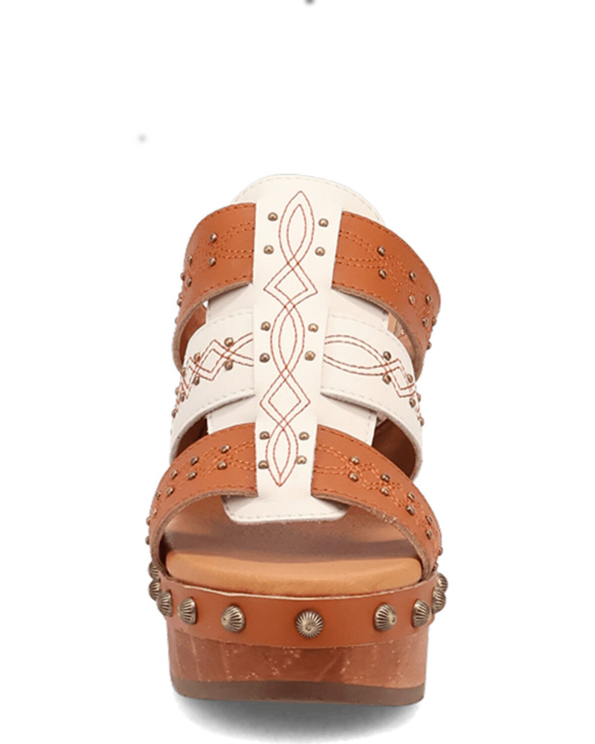 Image #4 - Dingo Women's Chateau Wooden Sandals, Brown, hi-res